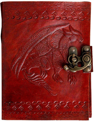 SR Mart A6 Diary(Single Dragon, Brown)