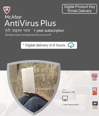 McAfee 1 User 1 Year Anti-virus (Email Delivery - No CD)(Standard Edition)