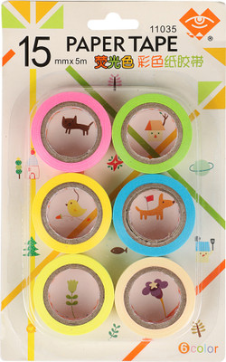 

Kabeer Art paper_tape Drafting Tape(09 mm x 05 m)