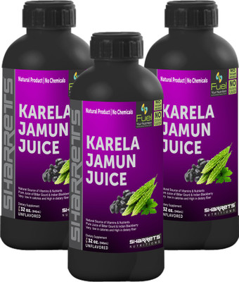 

SHARRETS NUTRITIONS Karela Jamun Juice(3 x 946 ml)