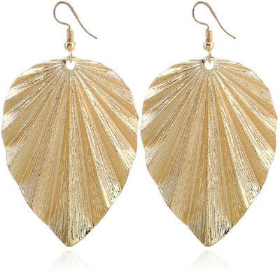 Kaamastra Banana Leaf Alloy Drops & Danglers Kaamastra Banana Leaf Alloy Drops & Danglers