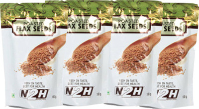 

N2H Brown Flax Seeds(400 g, Pack of 4)