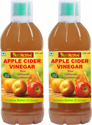 

Nutractive Natural Apple Cider Vinegar(2x500 ml, Apple, Vinegar Flavored)
