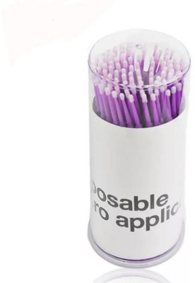Nadeco Micro Disposable Brushes For Eyelash Extension ( Purple )