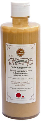 

looms & weaves Multani Mitti Herbal Facial and Body wash - 400 ML (Natural and Ayurvedic Face Wash for all types of Skin) (Free Delivery) Face Wash(400 ml)