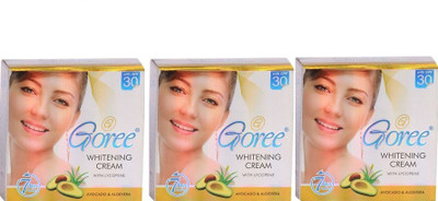 

Goree Cream Beauty Cream 100% Original ( With Lycopene & SPF 30 ) Pack Of 3(90 g)