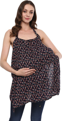 

Wobbly Walk Wobbly Walk Nursing Cover / Feeding Cloak Floral Print (Blue) Feeding Cloak(Blue)