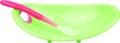 

UNTOLD mami feeding bowl with a sensitive spoon - Polypropylene(Green)