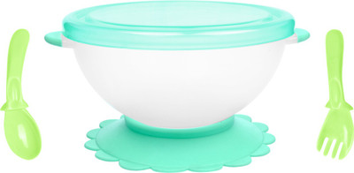 

UNTOLD baby feeding bowl with suction base - Polypropylene(Blue)