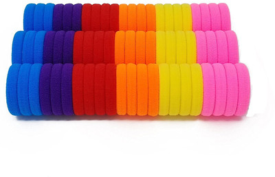 

Evolution multicolor soft fabric rubberband small size (Pack of 132) Rubber Band(Multicolor)