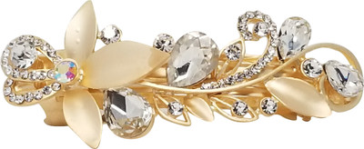 

Evolution Hair Accessories Fancy Autumn Butterfly, Golden White Wedding Party Hair Pin, Lock Pin, for Women/Girls Hair Pin(Multicolor)