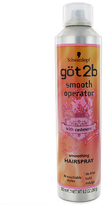 

Schwarzkopf Got2b Smooth Operator Smoothing Hair spray Spray(300 ml)
