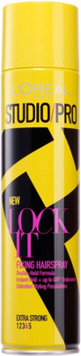 

L'Oreal Studio/Pro New Lock It Extra Strong 4 Fixing Hair Spray Spray(400 ml)
