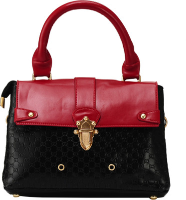 

Sathavi Hand-held Bag(Black, Red)