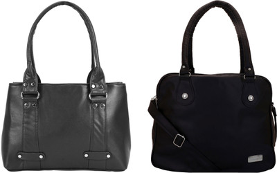 

Lady bar Shoulder Bag(Black)