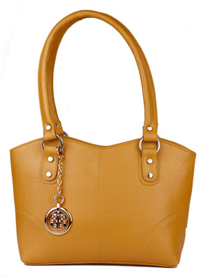 Women Marks Shoulder Bag(Yellow)