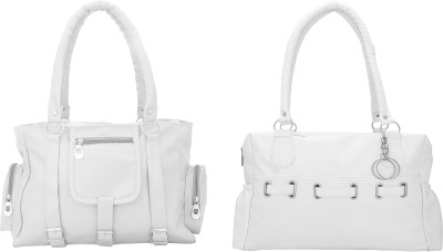 

Lady bar Shoulder Bag(White)