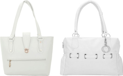 

Lady bar Shoulder Bag(White)