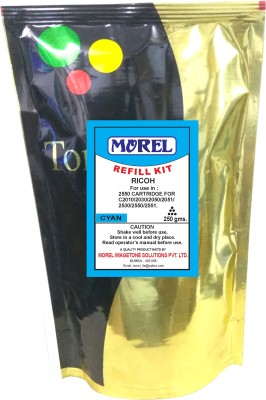 

MOREL 2550 TONER POWDER FOR USE IN RICOH AFICIO C2010 / 2030 / 2050 / 2051 / 2530 / 2550 / 2551 PHOTOCOPIER COLOR CYAN. Single Color Ink Toner(Cyan)