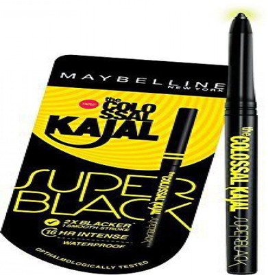 

Maybelline New York Colossal Kajal, Super Black, 0.35g Pack Of 3(BLACK)