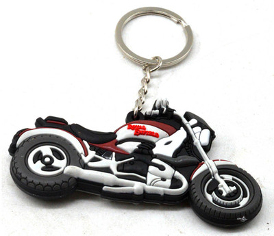 

Faynci Royal Enfield Bike Logo double sided High Quality Silicone Multicolor Key Chain Key Chain