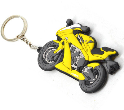 

Faynci Yamaha Bike Logo double sided High Quality Silicone Multicolor Key Chain Key Chain