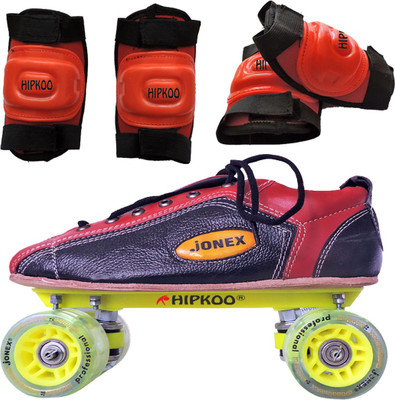 

Hipkoo JONEX PROFESSIONAL SKATE SHOES (SIZE-11) FOR KIDS WITH KNEE AND ELBOW PROTECTION Skating Kit