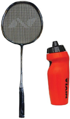 

Nivia Combo of Two- One 'K Laser- 500' Badminton Racket and One 'Radar' Sipper- Badminton Kit
