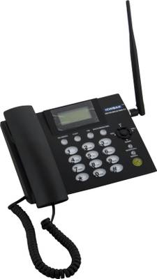 ICHIBAN Gsm Fixed Wireless Phone JT-G Corded Landline Phone with Answering Machine  (Black)