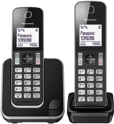 

Panasonic KX-TGD312 Cordless Landline Phone(Black)