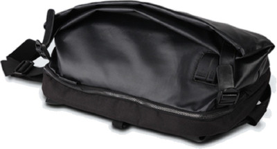 

Scarters 14 inch Expandable Laptop Messenger Bag(Black), Jet black