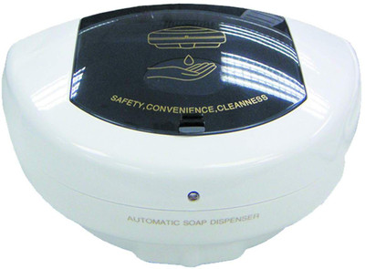 

Ambika International AMB-500MLSOAP 500 ml Sensor Equiped Soap Dispenser(White)