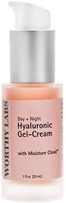 

Worthy Labs Worthy Hyaluronic Acid Gel Cream Facial Moisturizer AntiAging Face Lotion Infused With 100% Organic Aloe Vera(29.58 ml)