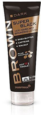 

Tannymax Super Black Dark Hot Tingle Bronzer Sunbed Tan Accelerator Lotion(125 ml)
