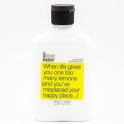 

Not Soap Radio Aromatherapy Body Lotion Lemon Sugar Joy Inducing Formula(372.63 ml)