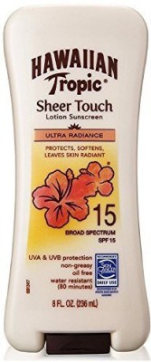 

Hawaiian Tropic Sheer Touch Lotion Sunscreen Ultra Radiance Spf 15(236.59 ml)