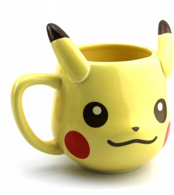 BONZEAL 3D Anime Games Pokemon Pocket Monsters Pikachu Tea/Coffee Ceramics Espresso Cups Ceramic Coffee Mug(360 ml)