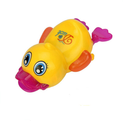 

TALKING GANESHA Cartoon electric Duck with flashing lights, music and swinging feet bump and go action toy for kids (multicolor)(Multicolor)