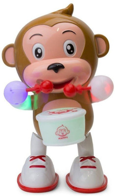

RV PROSHOP Monkey Drummer with Music and light(Multicolor)