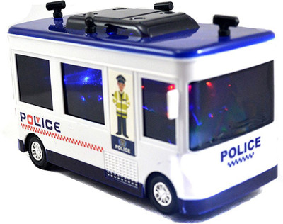 

RV PROSHOP Police Bus with Flashing Lights(Multicolor)