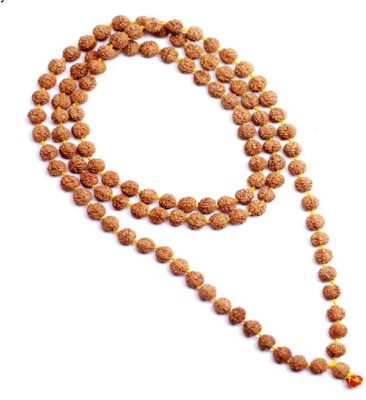 SHIVOHAM Rudraksha Mala (7mm) 108+1 Beads (Lab Certified) Wood Necklace