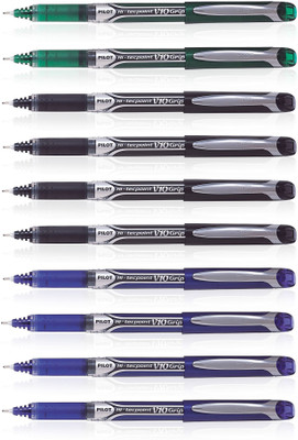 

Pilot Hi-Tecpoint V10 Grip Roller Ball Pen(Pack of 10)