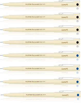Pilot Hi-tecpoint 05 Needle Point Roller Ball Pen(Pack of 8)