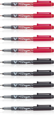 

Pilot V Sign Roller Ball Pen(Pack of 10)