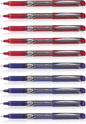 PILOT Hi-Tecpoint V7 Roller Ball Pen(Pack of 10)