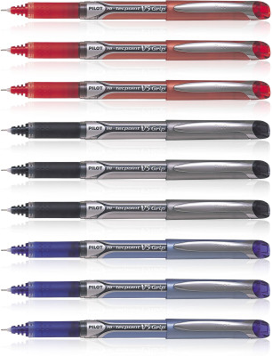 

Pilot Hi-tecpoint V5 Roller Ball Pen(Pack of 9)