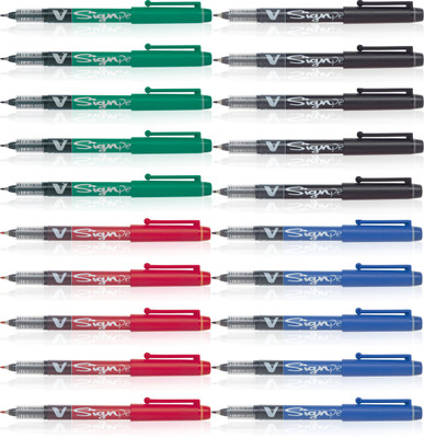

Pilot V Sign Roller Ball Pen(Pack of 20)