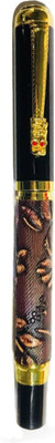 

DALUCI 3D Pattern Chinese Dragon Golden Clip Roller Ball Pen