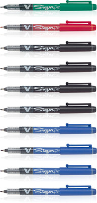 

Pilot V Sign Roller Ball Pen(Pack of 10)