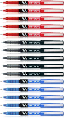 

Pilot Hi-tecpoint V5 Roller Ball Pen(Pack of 15)